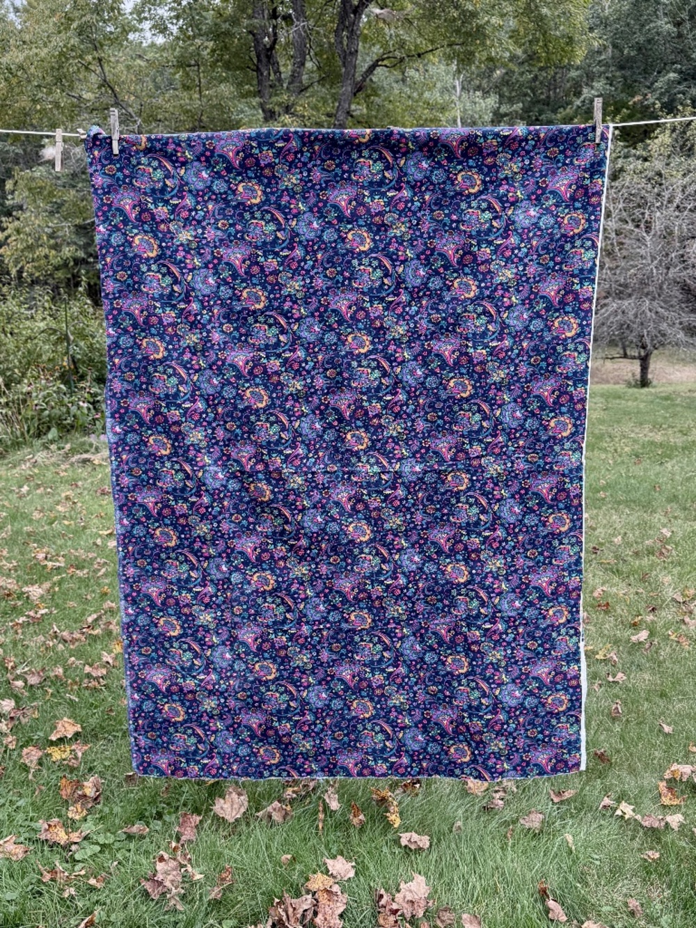 New Funky Purple Corduroy Fabric 1.5 yds Cotton 41in Wide Hippie Mini Skirt